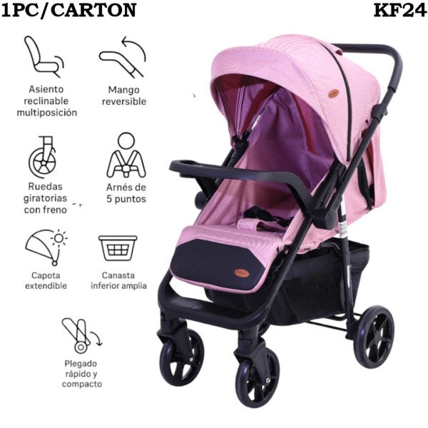 Coche premium kf rosado