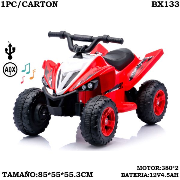 Cuatrimoto mediana bx roja