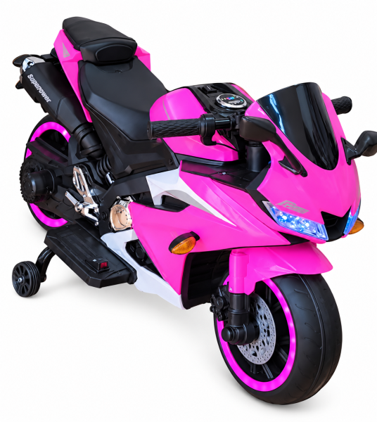 Moto tipo R15 rosada