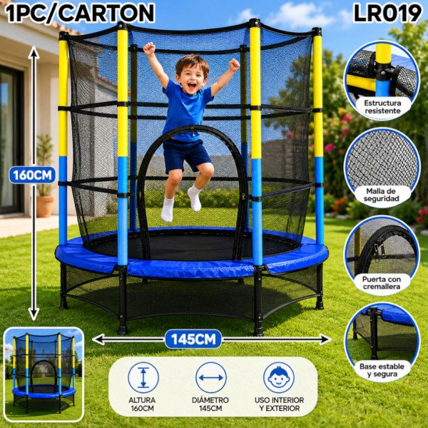 TRAMPOLIN AZUL