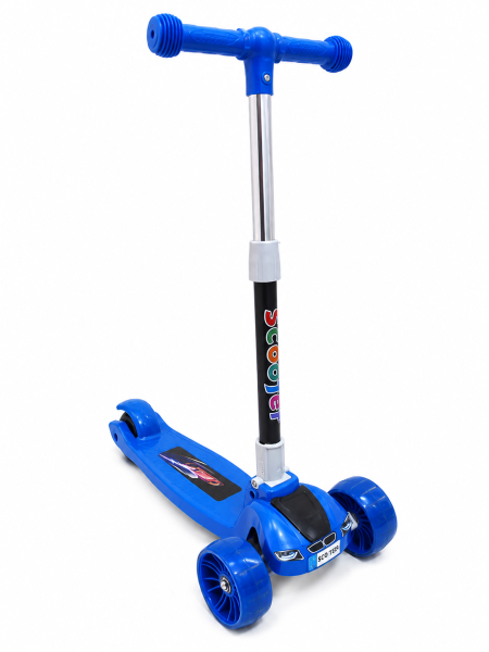 SCOOTER AZUL CON LUCES TIPO BMW