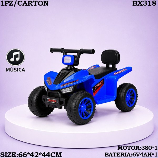 Cuatrimoto rc azul 