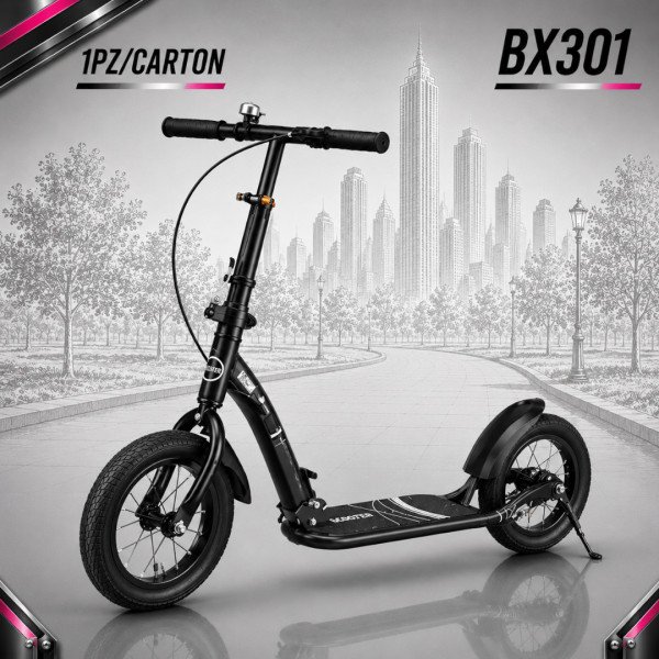 Scooter con ruedas de bicicleta