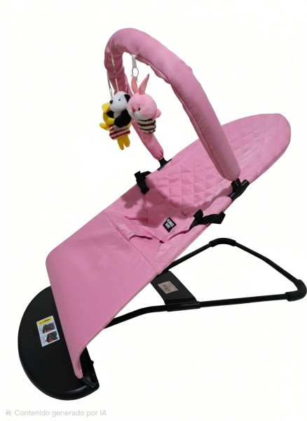 Silla bouncer rosada 