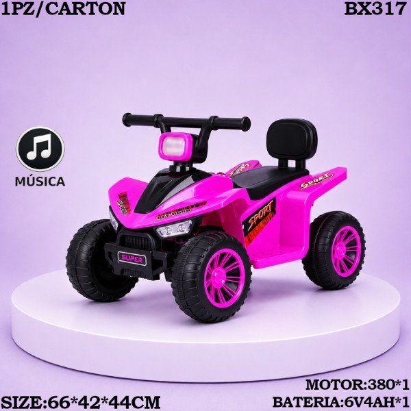 Cuatrimoto rc rosada