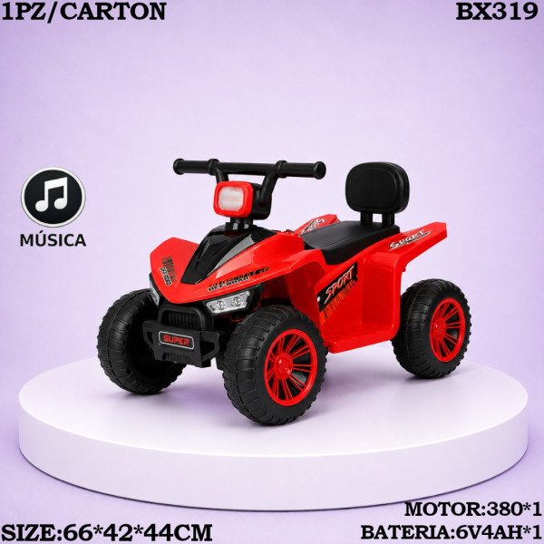 Cuatrimoto rc roja